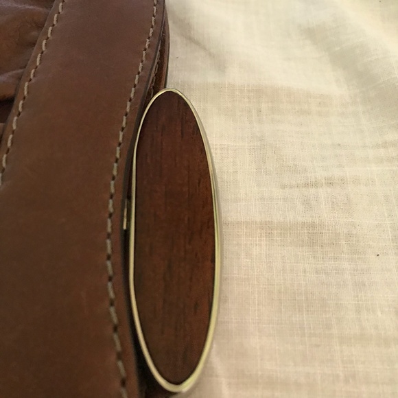 Fifty Four Fossil Brown Leather Clutch - Picture 2 of 8